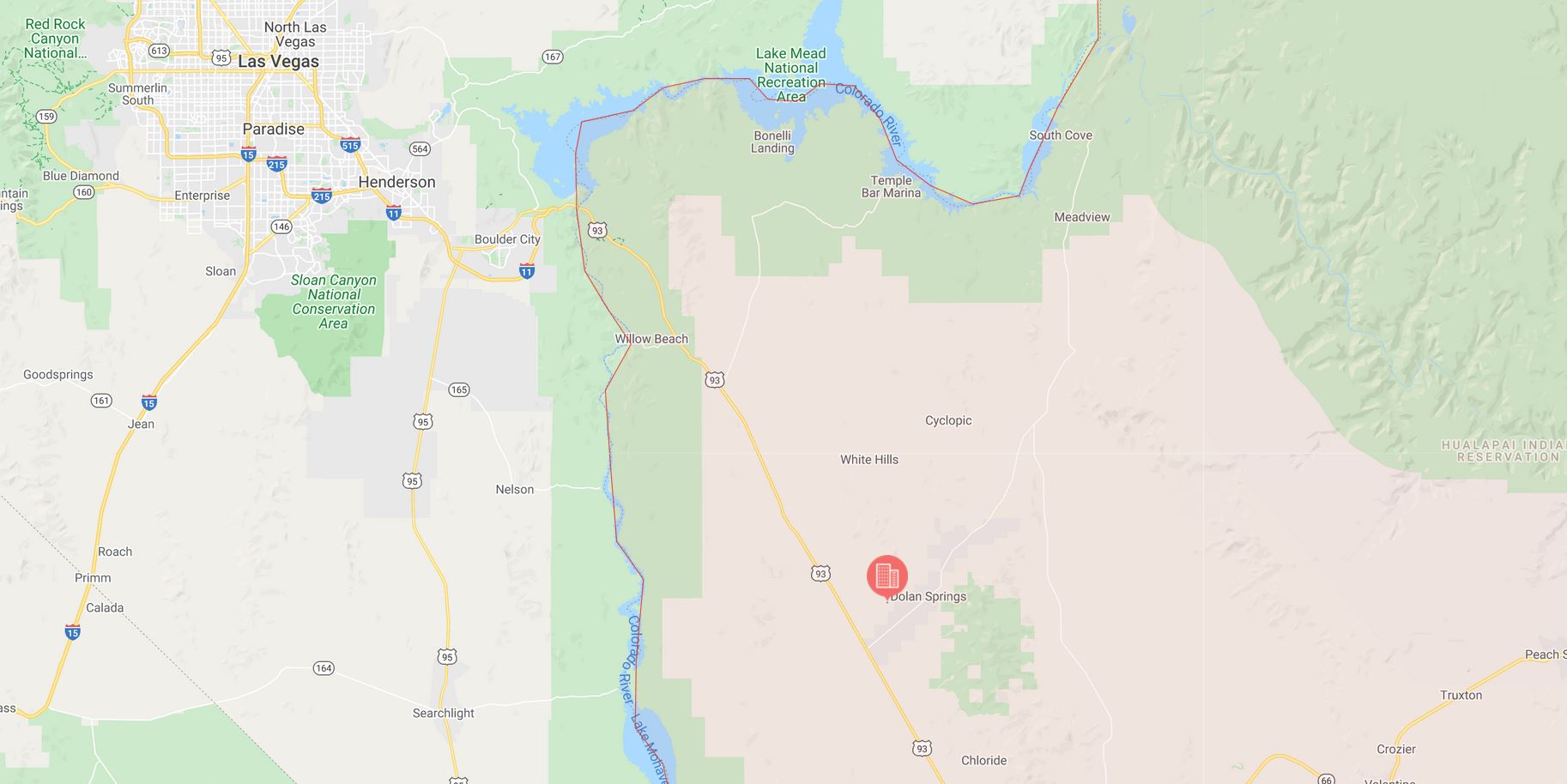 31611034C 2.5 Acres Cedar Road, Dolan Springs, AZ 86441 Land