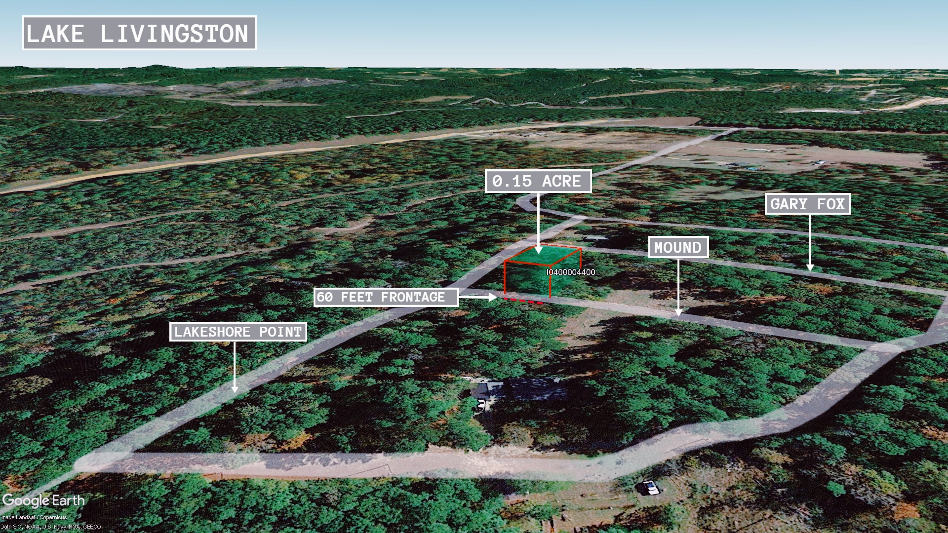 I0400004400 0.15 Acre Mound, Livingston, TX 77351 Land Direct USA