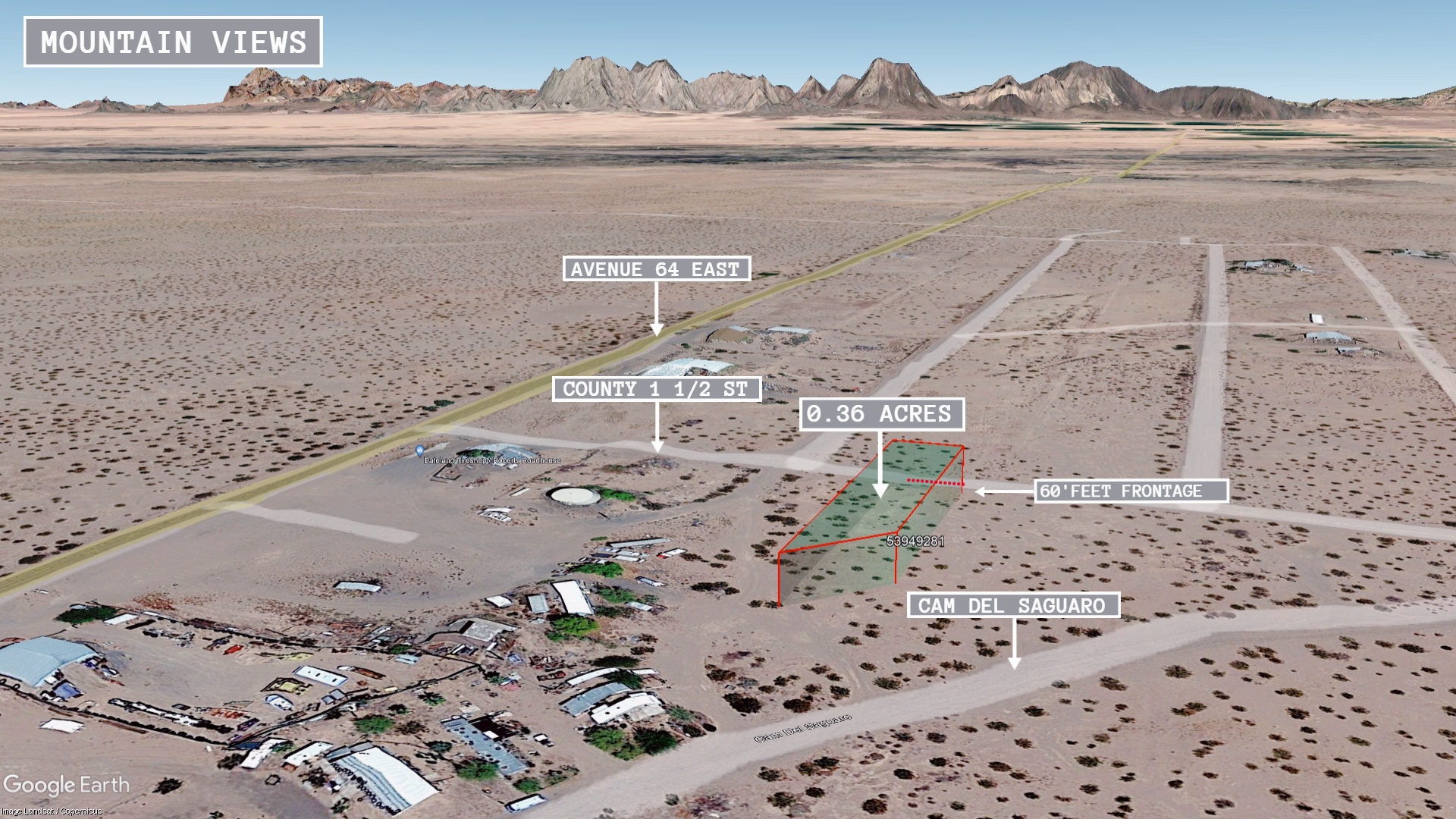 County 1 1/2 Street North, Dateland, AZ 85333