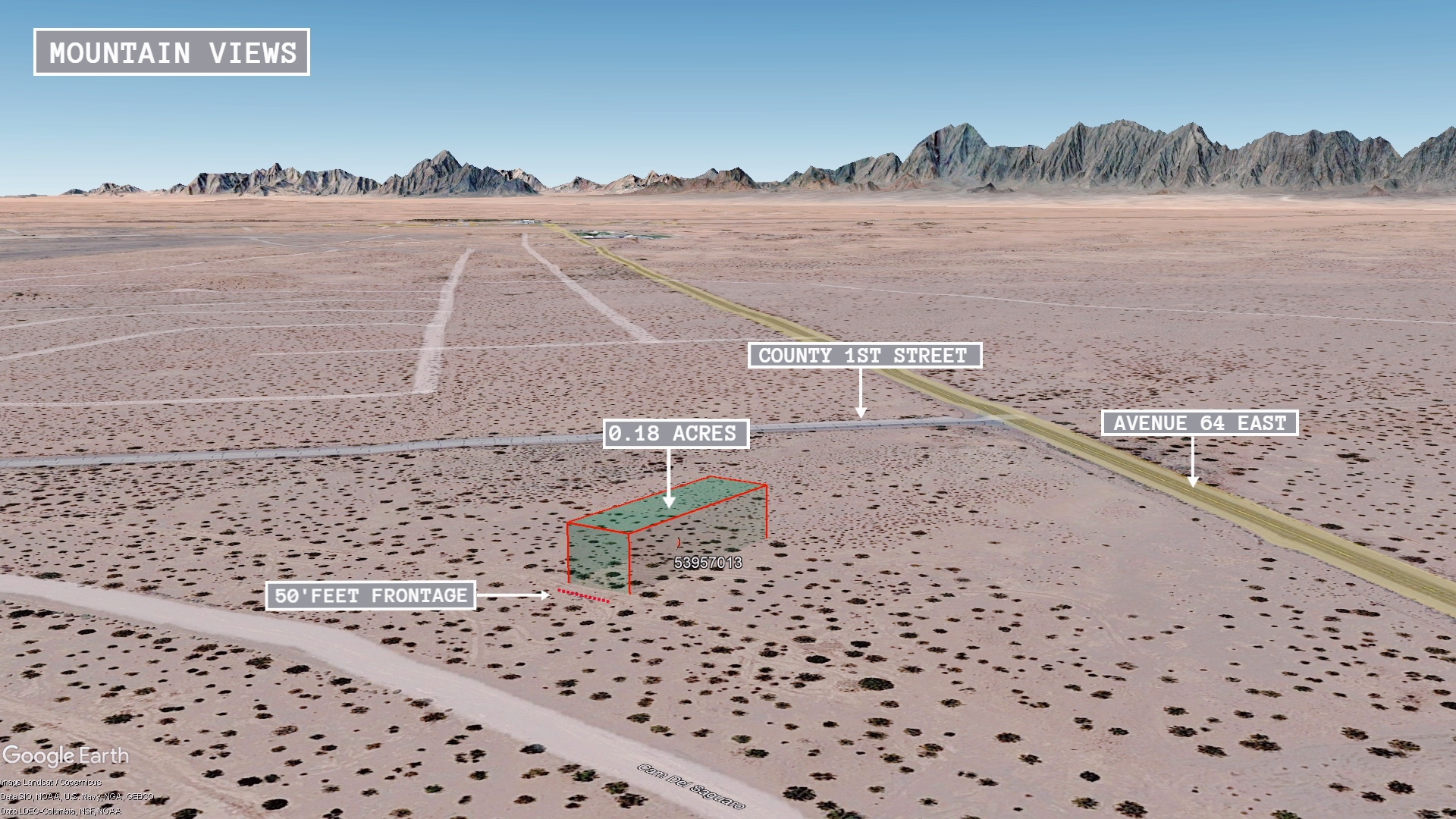 County 1st Street North, Dateland, AZ 85333