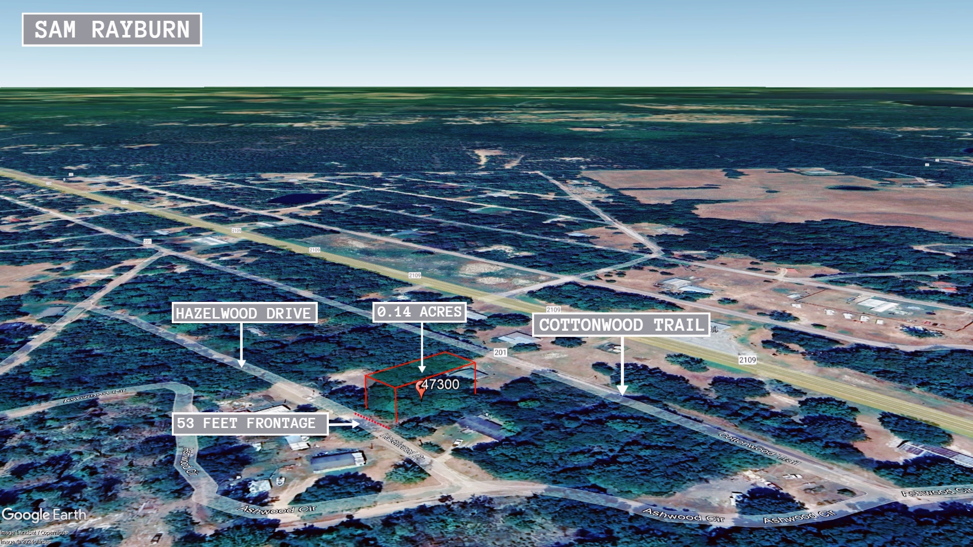 Hazelwood Drive, Huntington, TX 75949